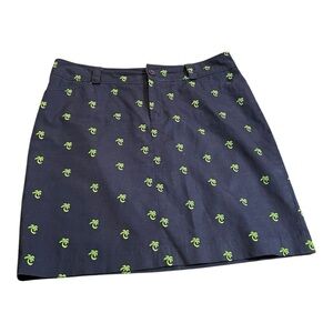 Lilly Pulitzer Boating Palm Tree Print Skirt size 8